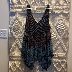 Free People Tie Dye Boho Tank